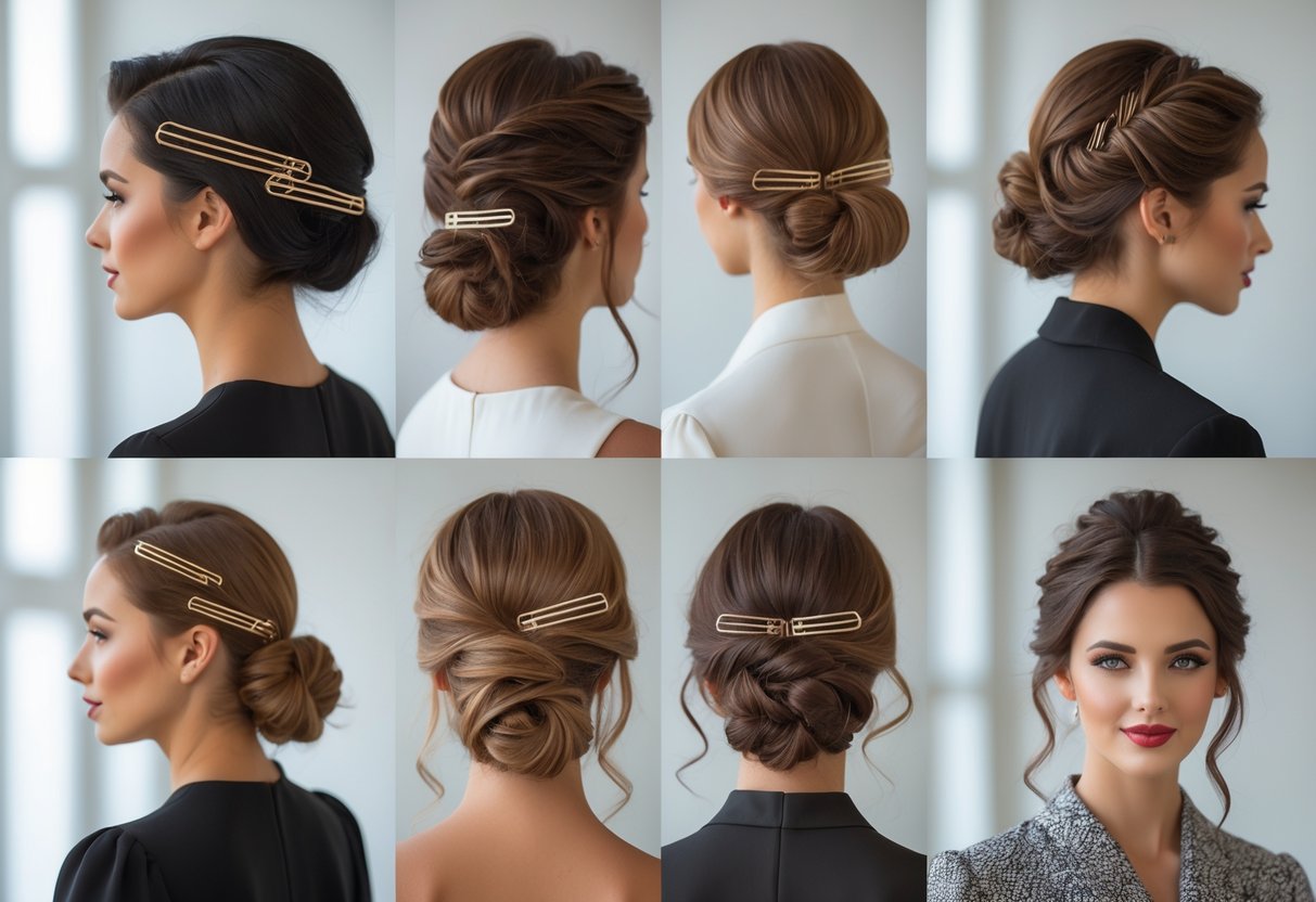 Hairstyles that work perfectly with hair clips